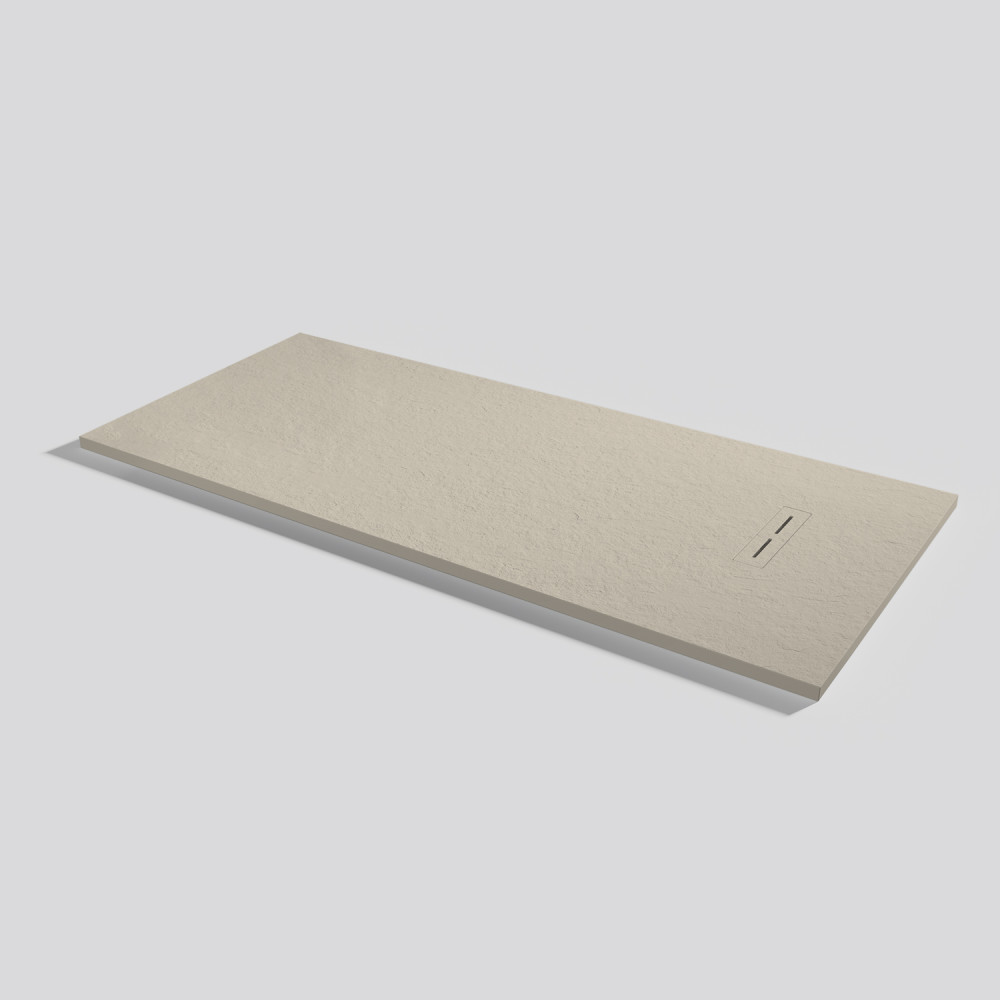 Duschwanne Alma Slate Sand Rechteckig 180x80