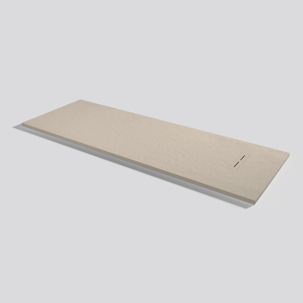 Shower tray Alma Slate Sand Rectangular 200x70