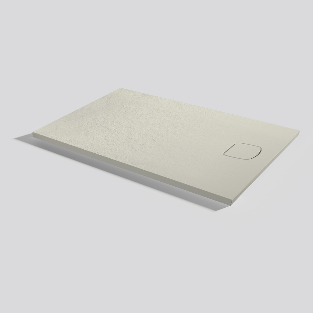 Shower tray Areia Slate Evo Beige Rectangular 120x80