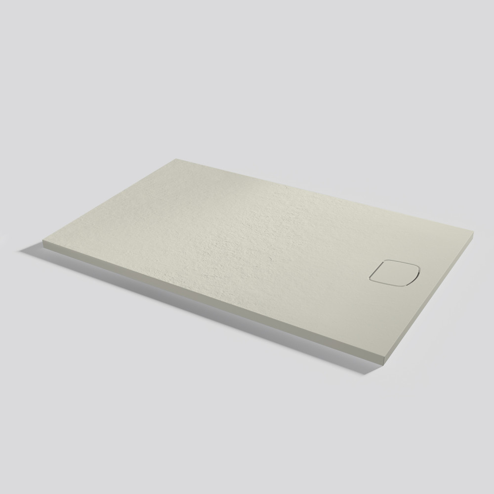 Plato de ducha Areia Slate Evo Beige Rectangular 140x90
