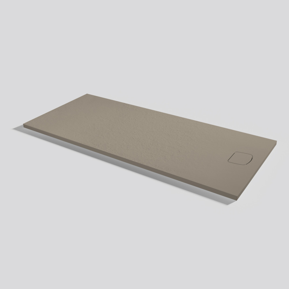 Plato de ducha Areia Slate Evo Capuccino Rectangular 180x80