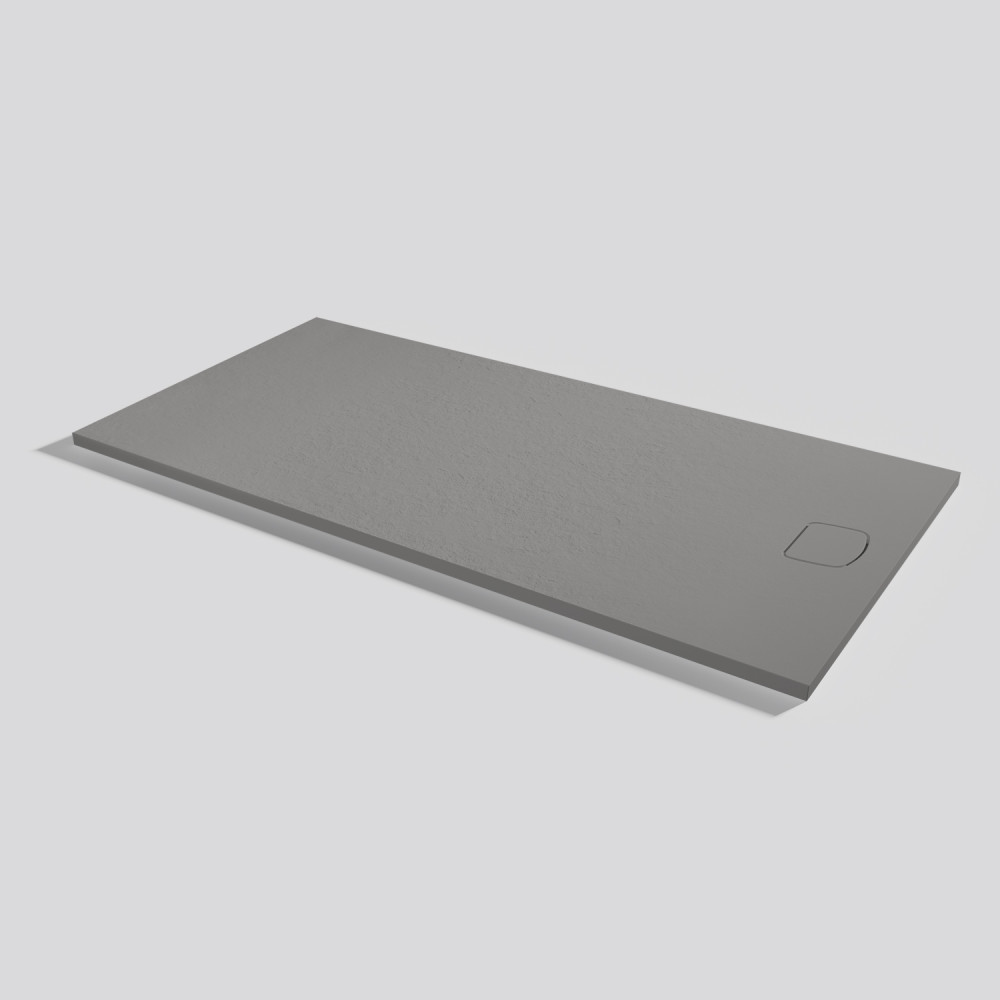 Plato de ducha Areia Slate Evo Cemento Rectangular 180x90