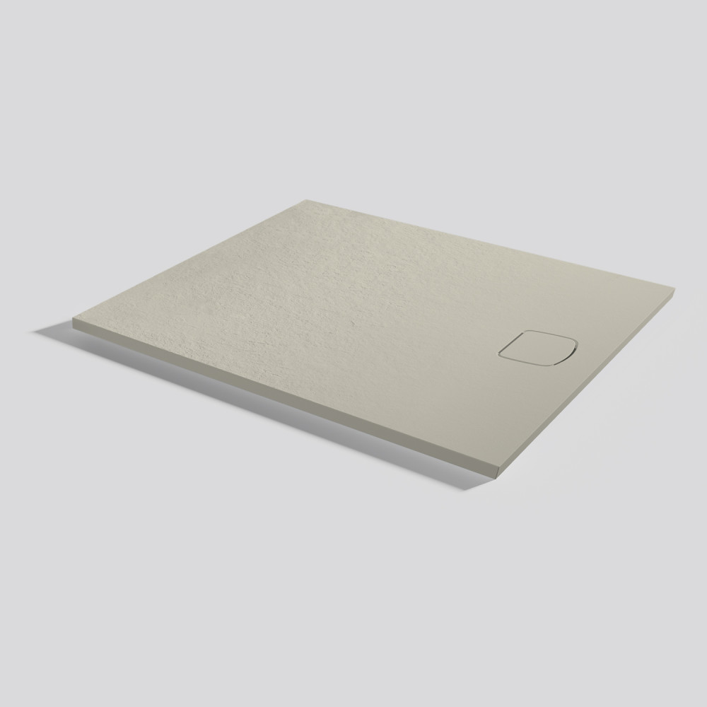 Plato de ducha Areia Slate Evo Crema Rectangular 120x100