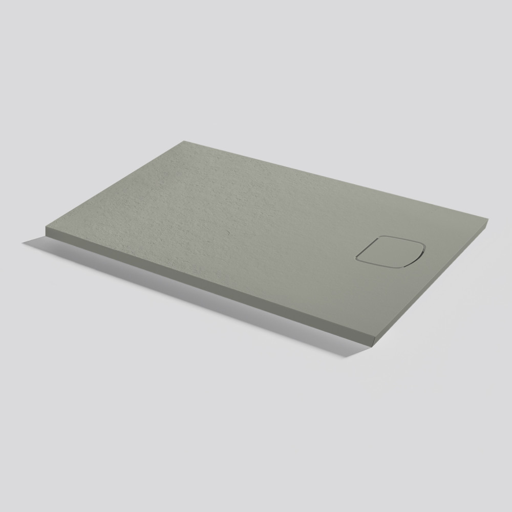 Shower tray Areia Slate Evo Grey Rectangular 100x70