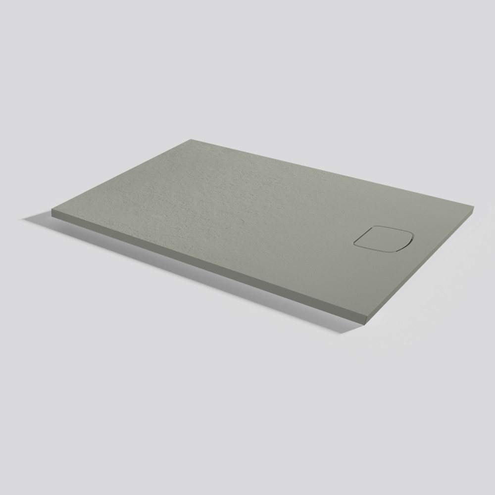 Shower tray Areia Slate Evo Grey Rectangular 120x80