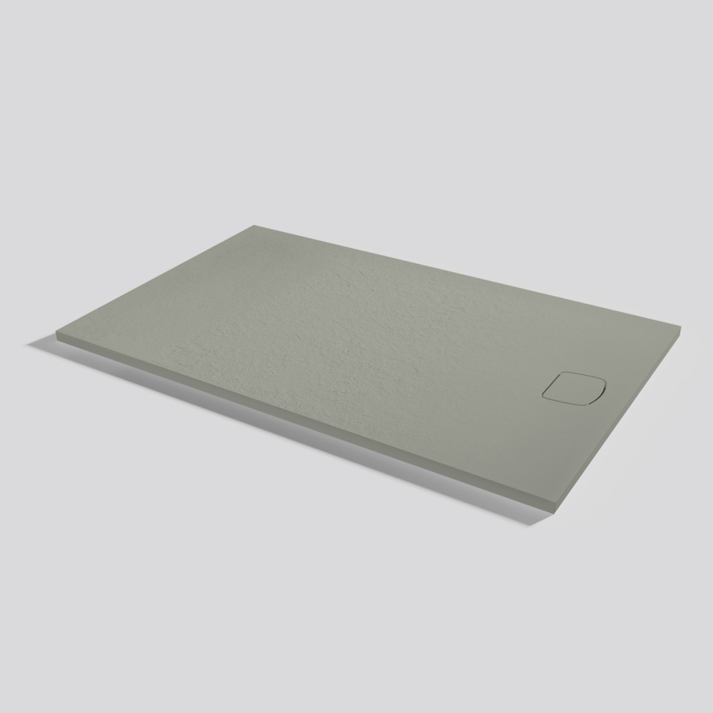 Plato de ducha Areia Slate Evo Grey Rectangular 160x100
