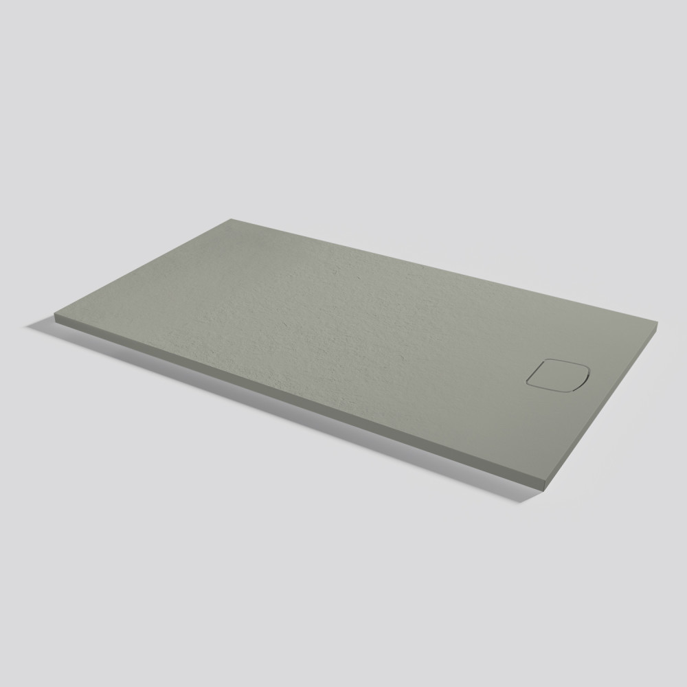 Plato de ducha Areia Slate Evo Grey Rectangular 160x90