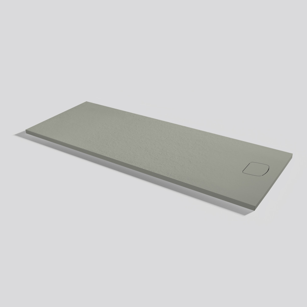 Shower tray Areia Slate Evo Grey Rectangular 180x70