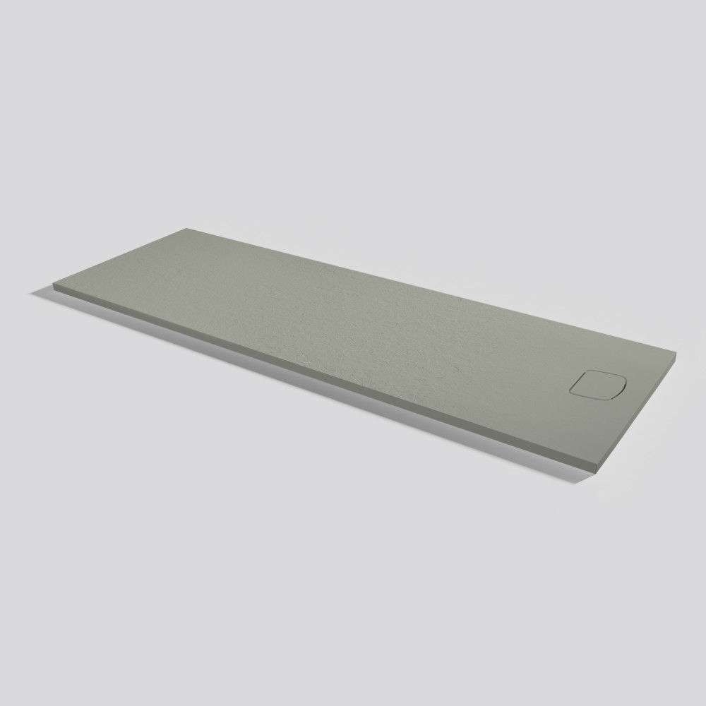 Plato de ducha Areia Slate Evo Grey Rectangular 200x70