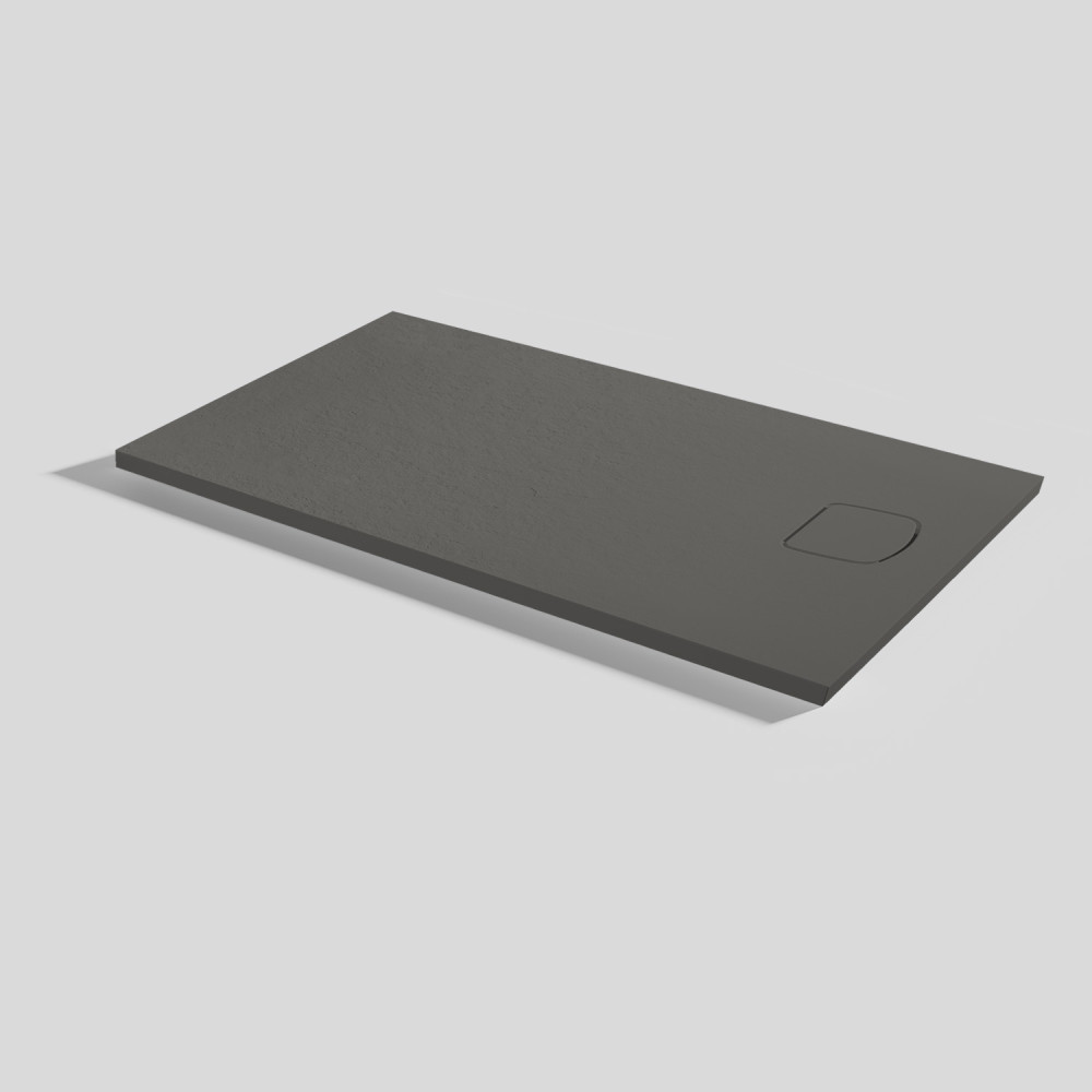 Plato de ducha Areia Slate Evo Lava Rectangular 120x70