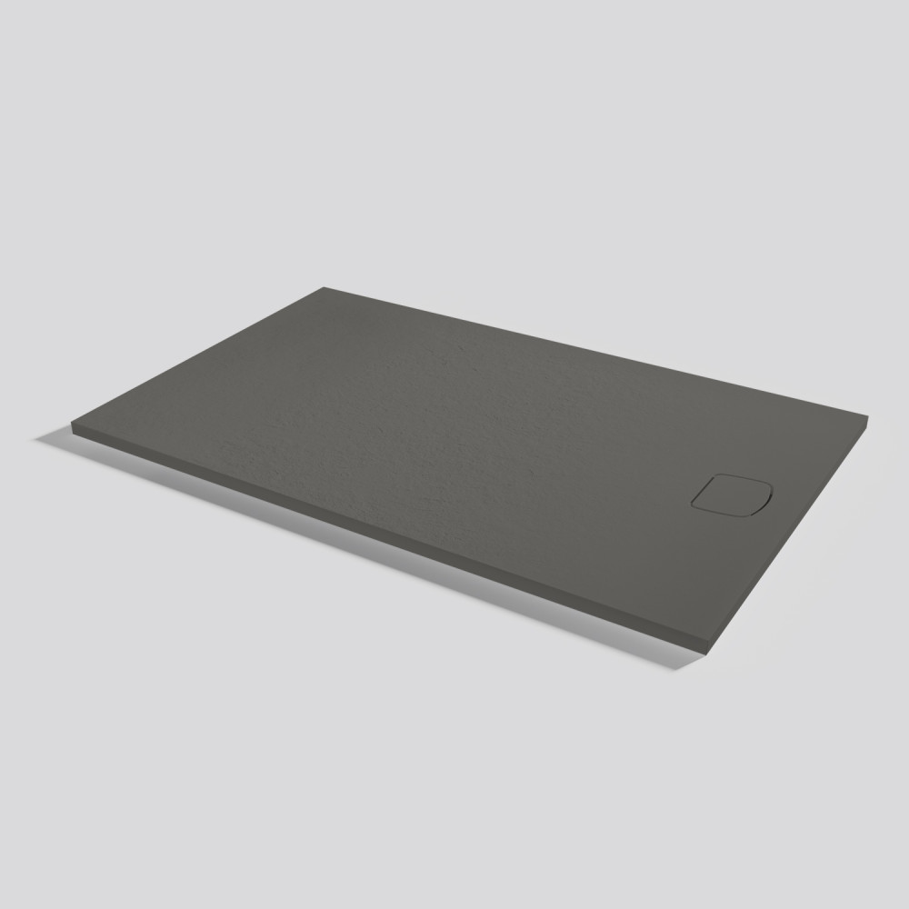 Shower tray Areia Slate Evo Lava Rectangular 160x100