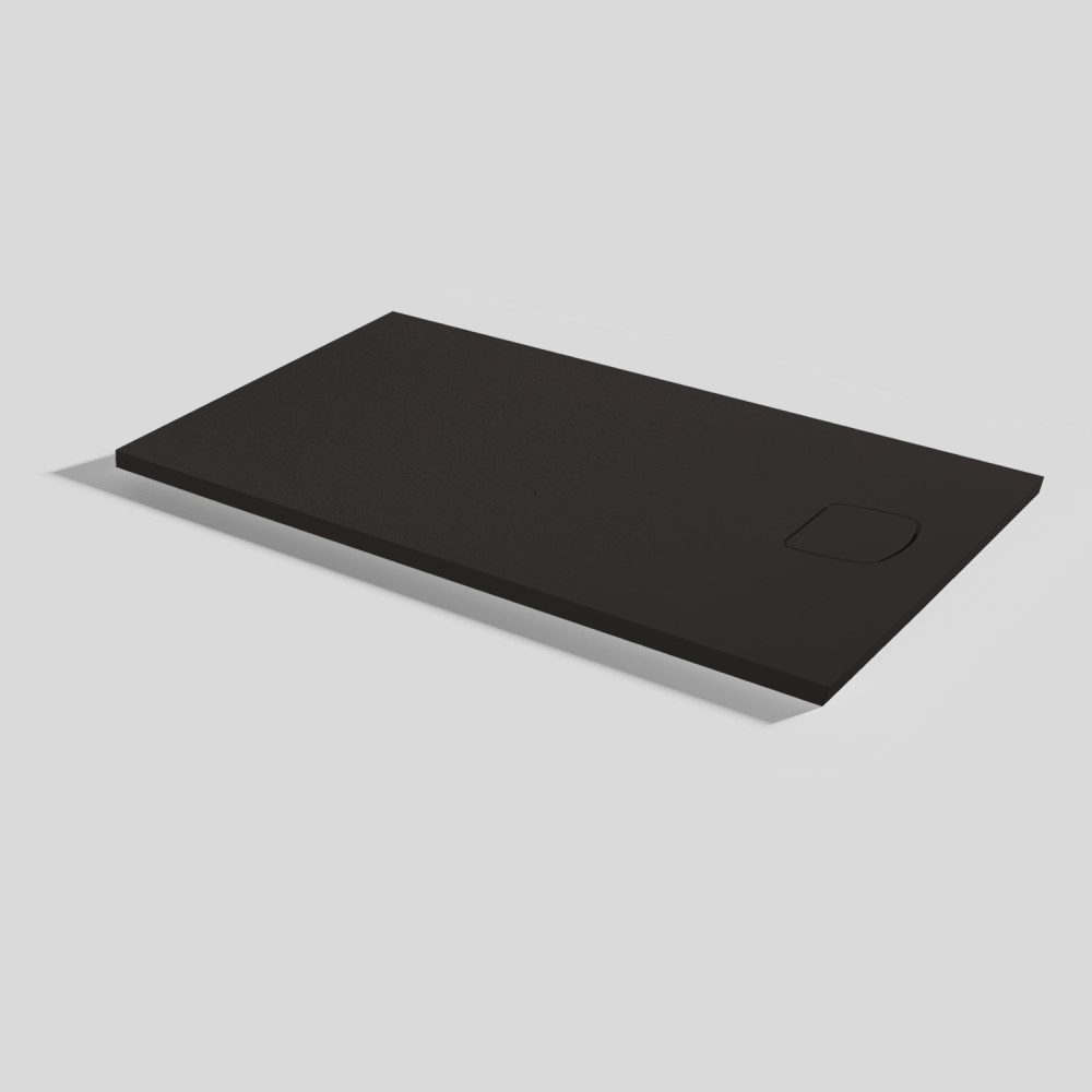 Plato de ducha Areia Slate Evo Moka Rectangular 120x70