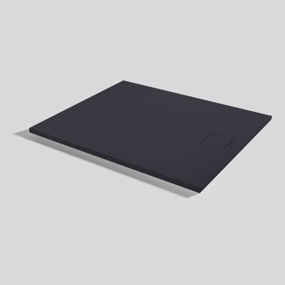 Shower tray Areia Slate Evo Negro Rectangular 120x100