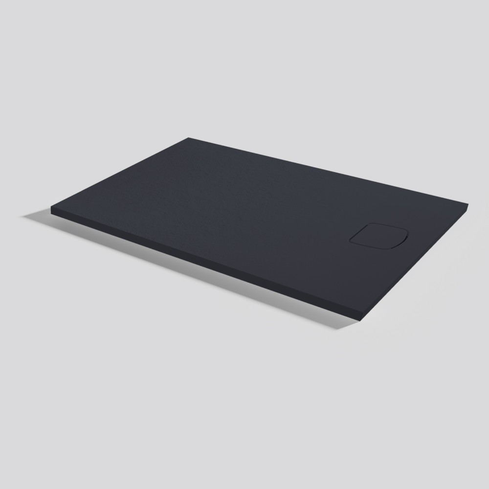 Receveur de douche Areia Slate Evo Negro Rectangulaire 120x80