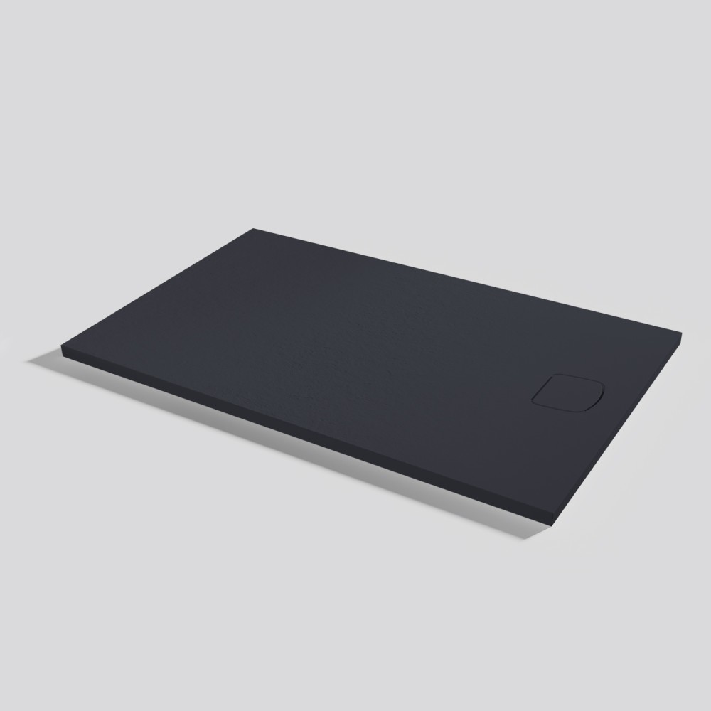 Duschwanne Areia Slate Evo Negro Rechteckig 140x90