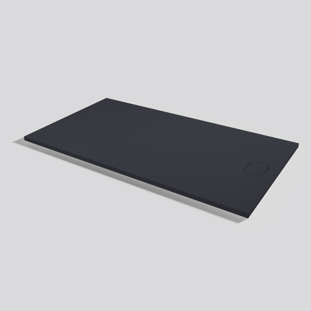 Plato de ducha Areia Slate Evo Negro Rectangular 180x100
