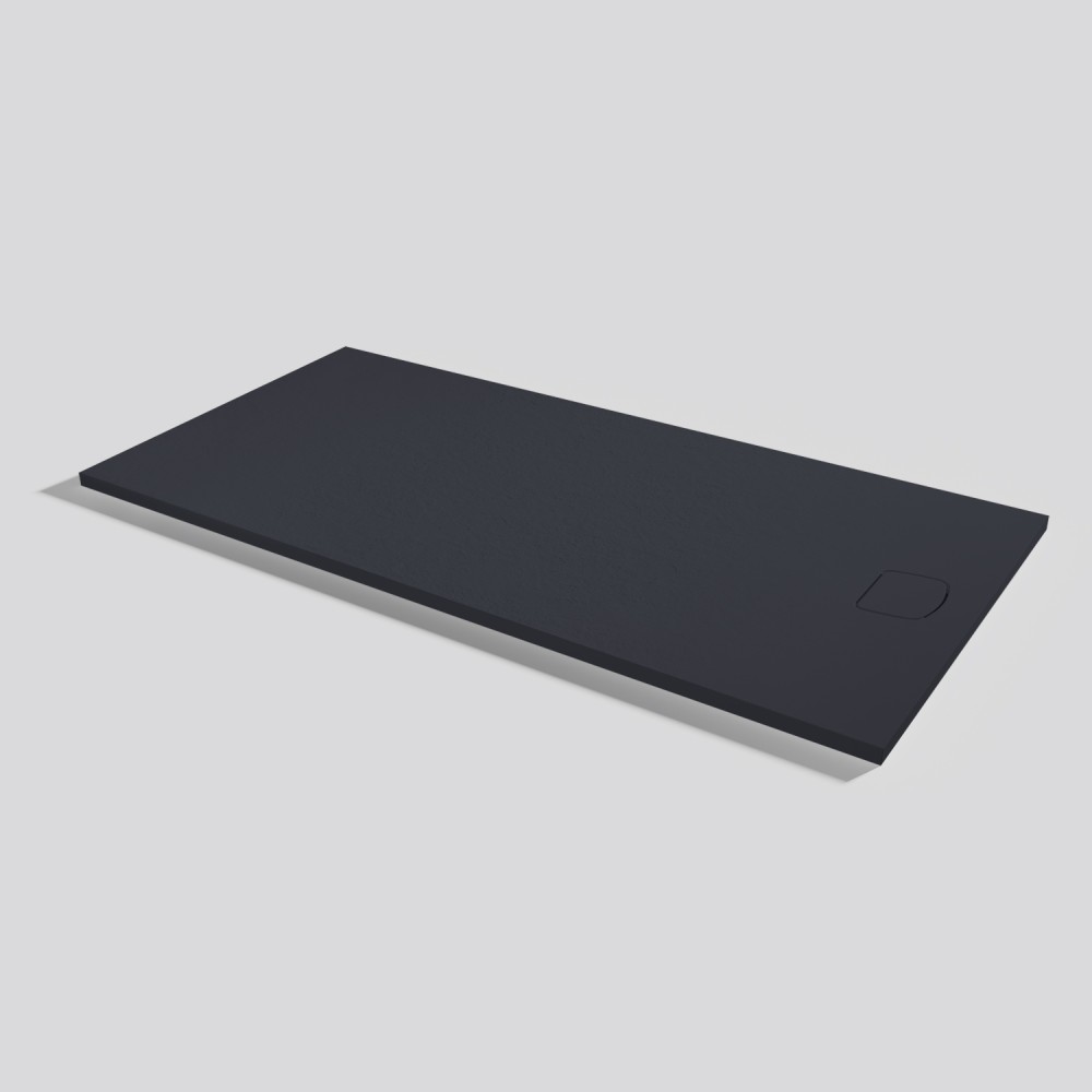 Plato de ducha Areia Slate Evo Negro Rectangular 180x90
