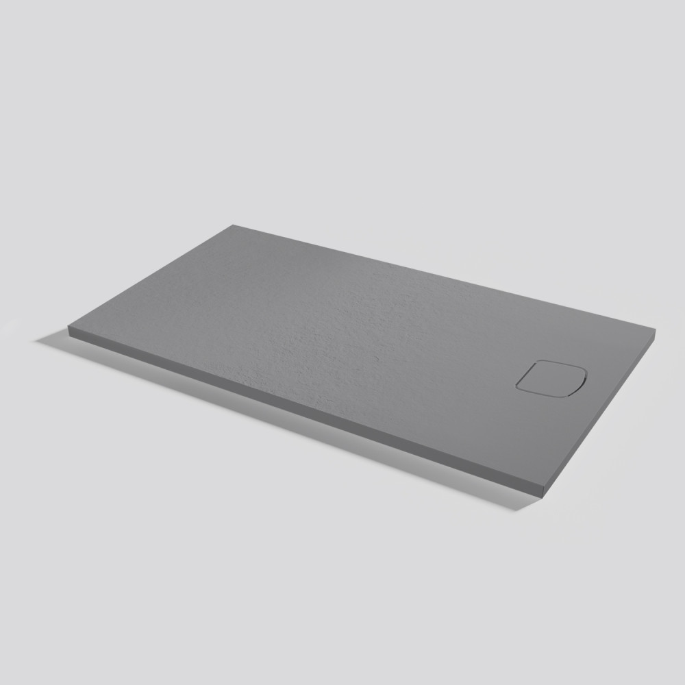 Shower tray Areia Slate Evo Platinum Rectangular 140x80