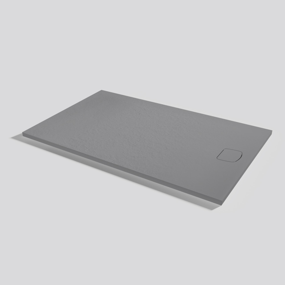 Shower tray Areia Slate Evo Platinum Rectangular 160x100