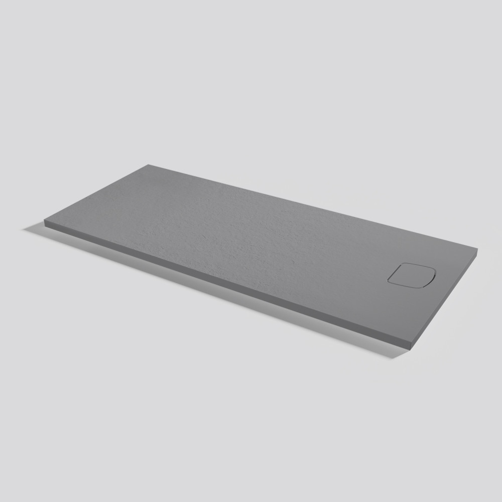 Shower tray Areia Slate Evo Platinum Rectangular 160x70