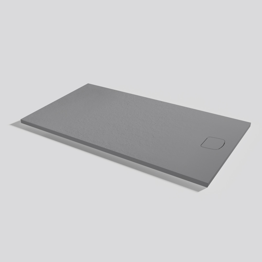 Shower tray Areia Slate Evo Platinum Rectangular 160x90