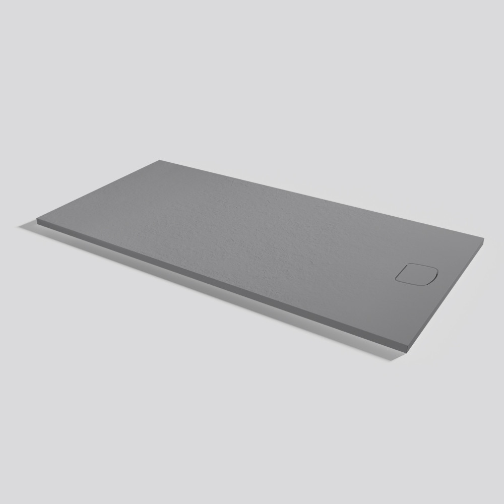 Shower tray Areia Slate Evo Platinum Rectangular 180x90