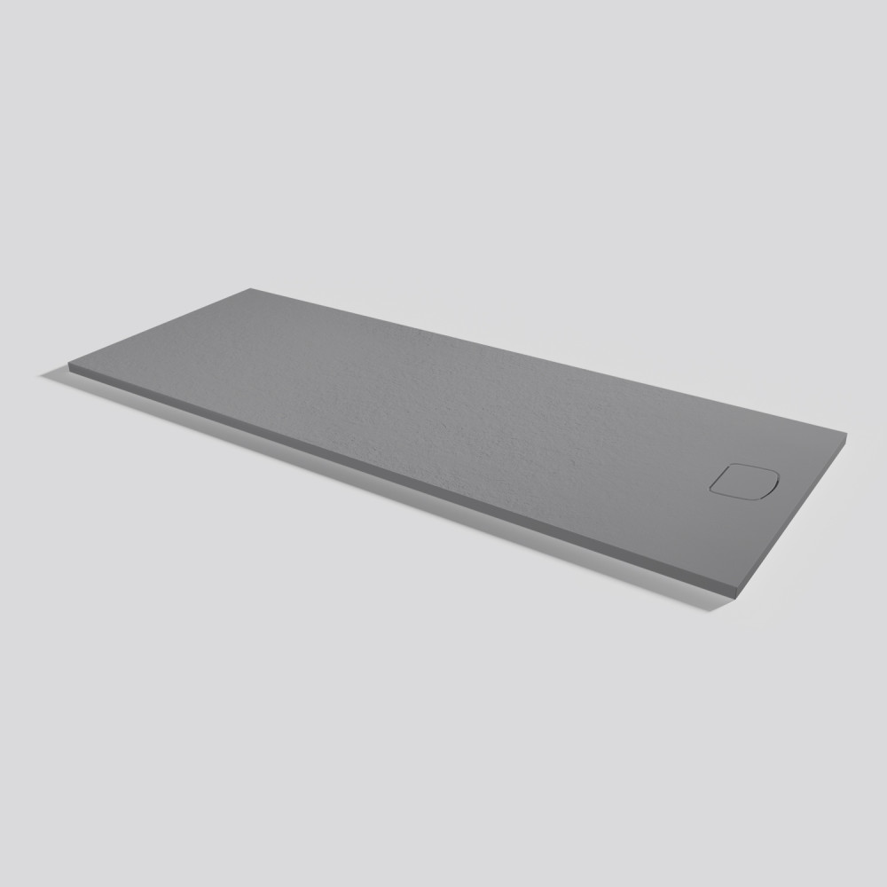 Shower tray Areia Slate Evo Platinum Rectangular 200x80