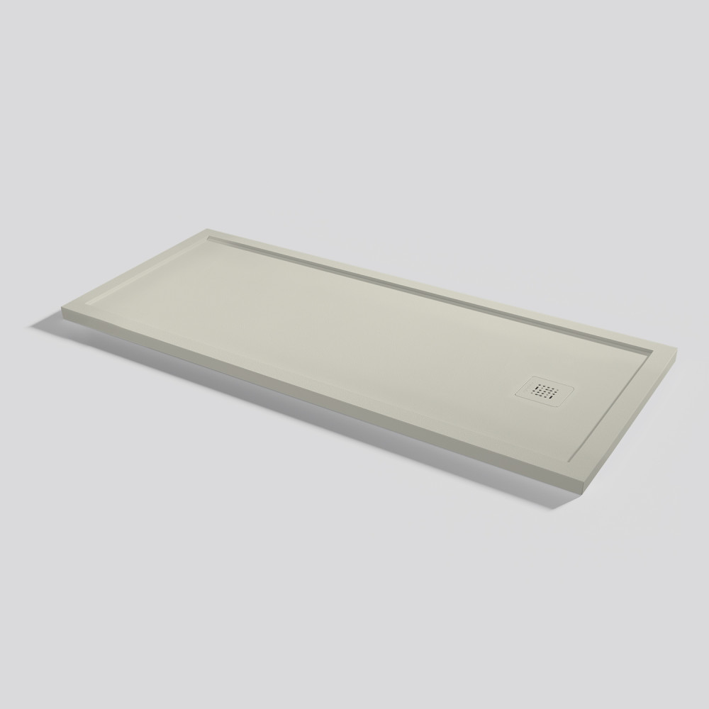 Plato de ducha Arq Zero Beige Rectangular 160x70