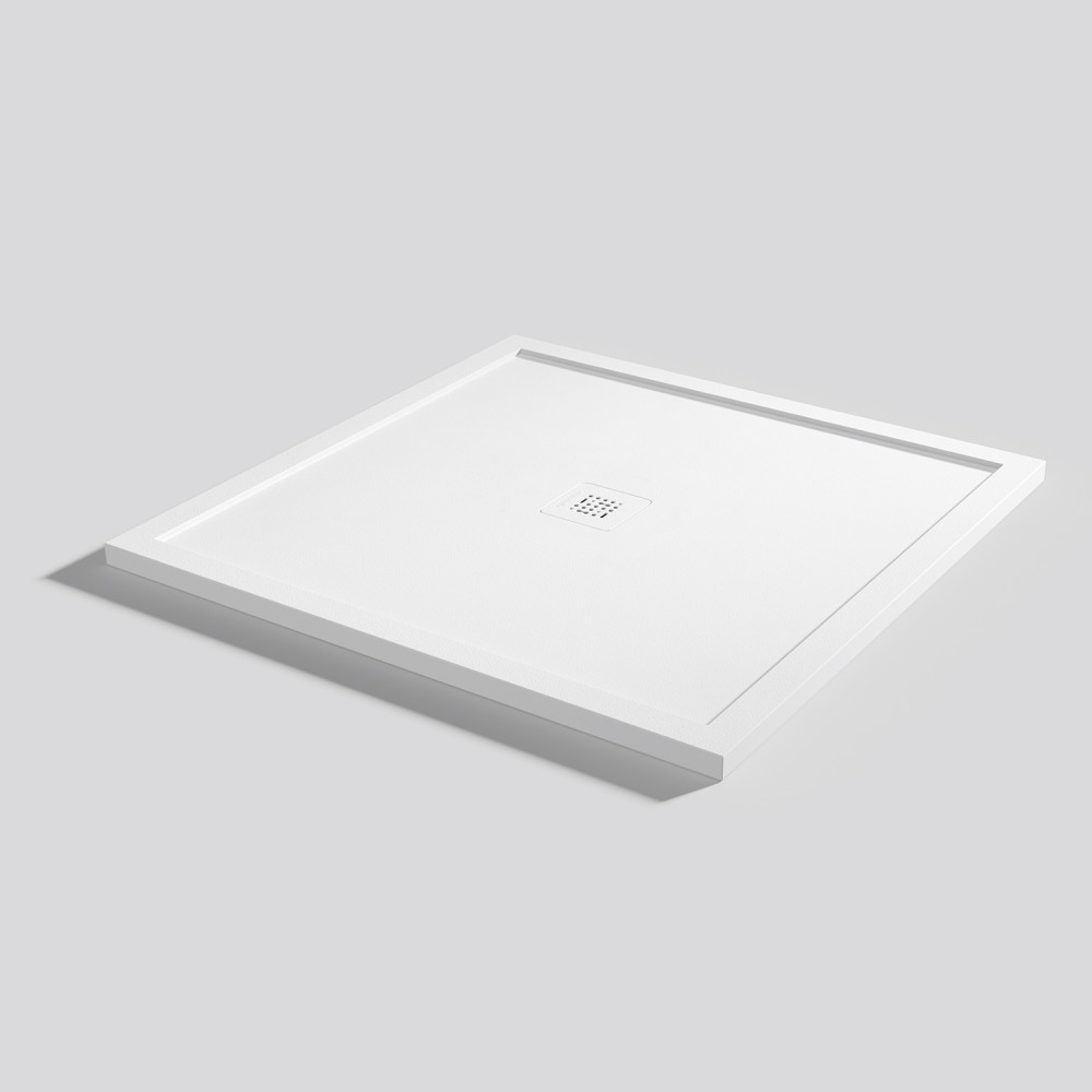 Plato de ducha Arq Zero Blanco Cuadrado 100x100