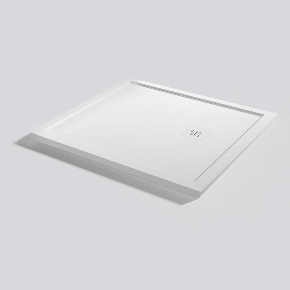 Plato de ducha Arq Zero Blanco Rectangular 100x90