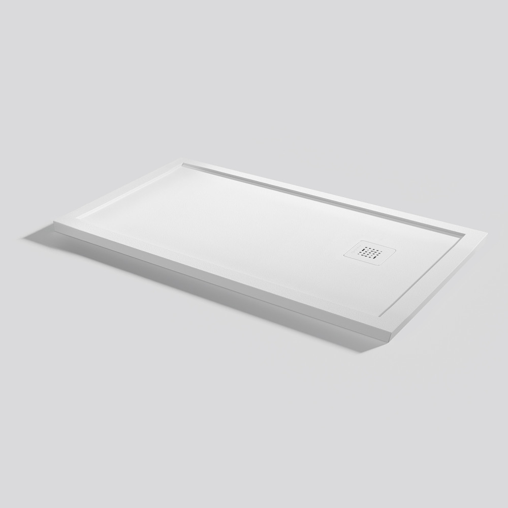 Plato de ducha Arq Zero Blanco Rectangular 120x70