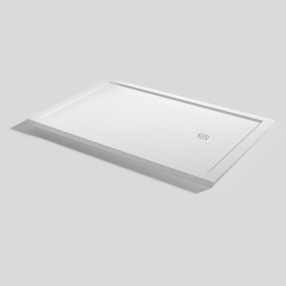 Plato de ducha Arq Zero Blanco Rectangular 120x80