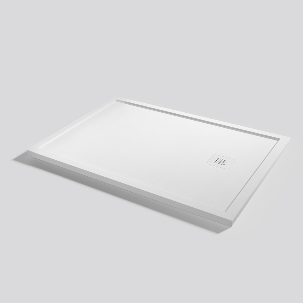 Plato de ducha Arq Zero Blanco Rectangular 140x100