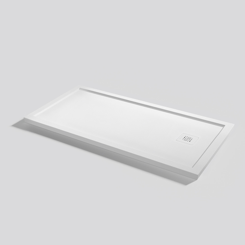 Plato de ducha Arq Zero Blanco Rectangular 140x70