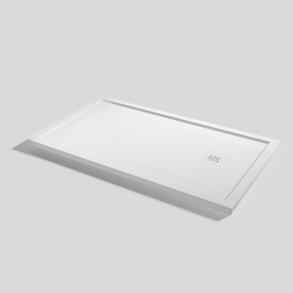 Plato de ducha Arq Zero Blanco Rectangular 140x80
