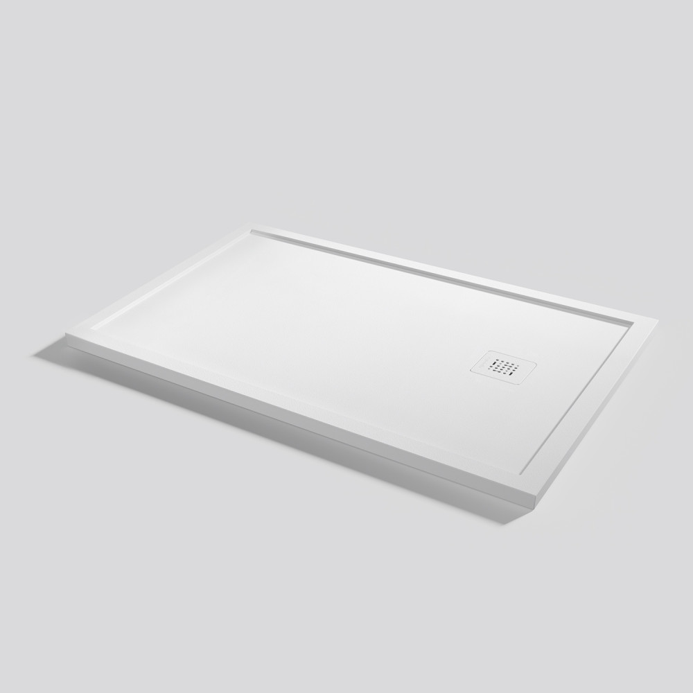 Plato de ducha Arq Zero Blanco Rectangular 160x90
