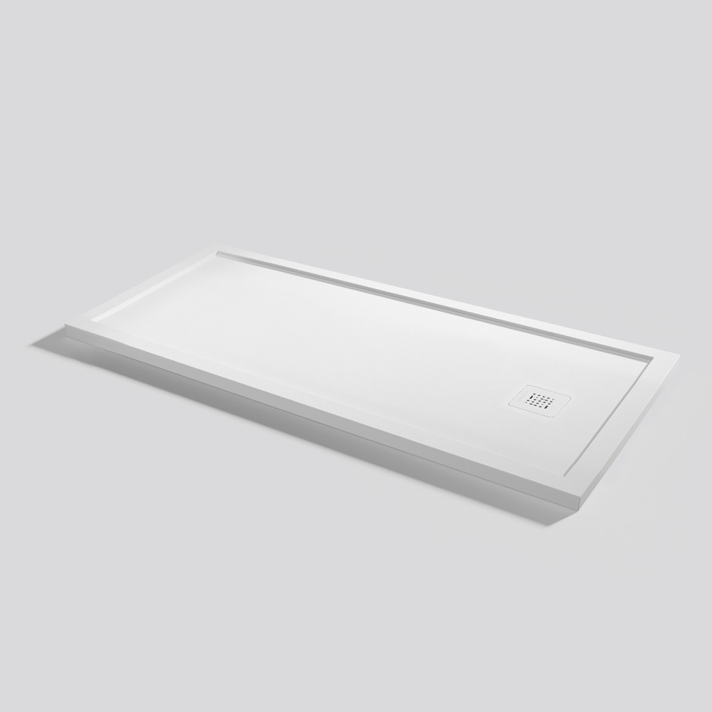 Plato de ducha Arq Zero Blanco Rectangular 150x70
