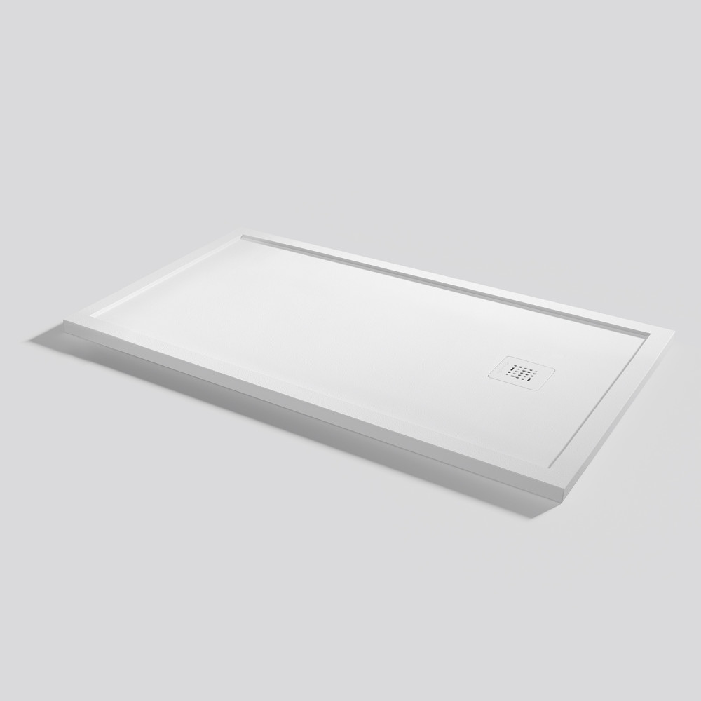 Plato de ducha Arq Zero Blanco Rectangular 150x80