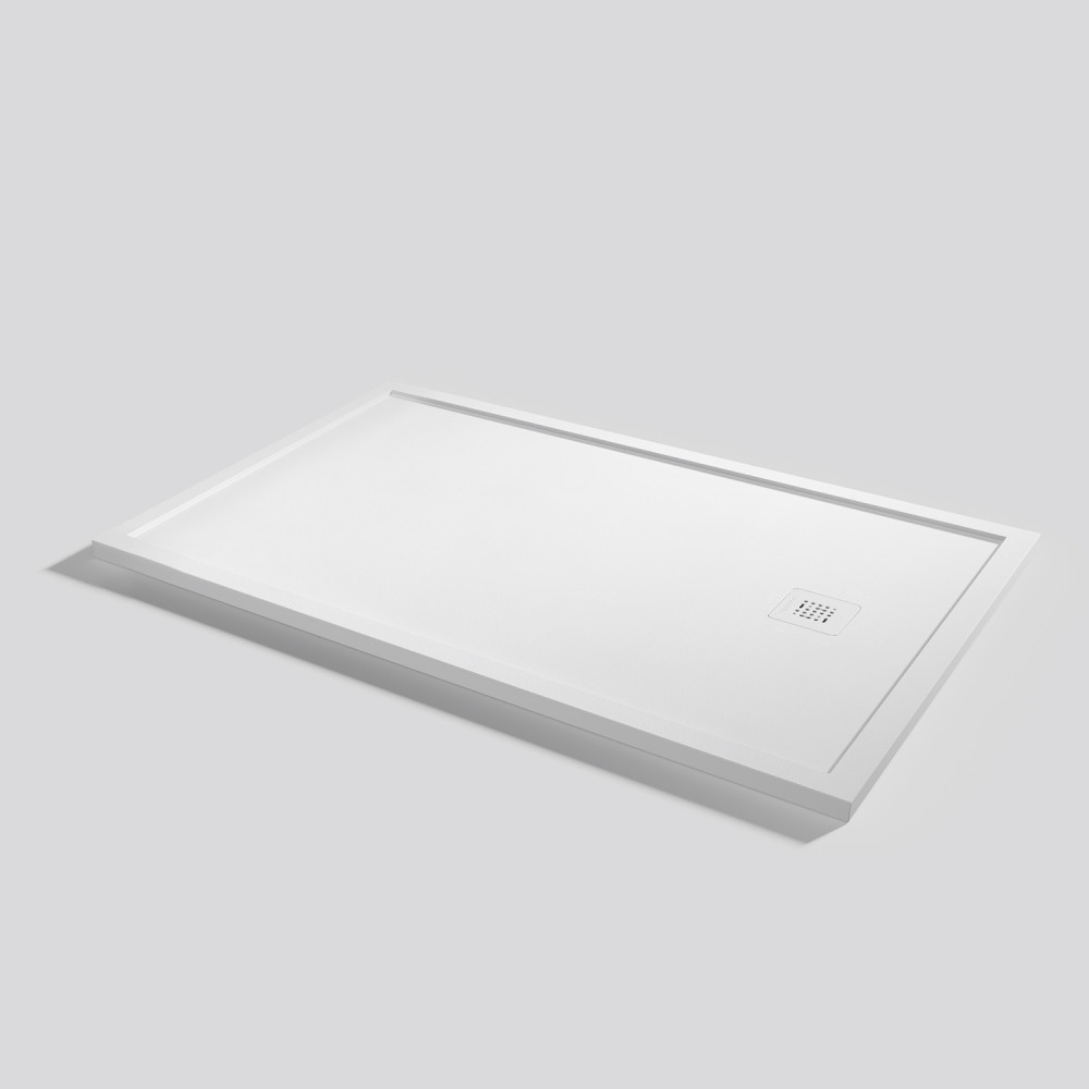 Plato de ducha Arq Zero Blanco Rectangular 160x100