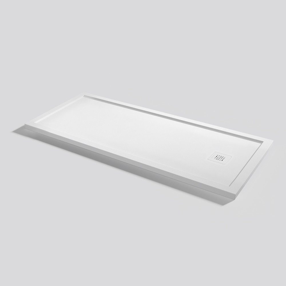 Plato de ducha Arq Zero Blanco Rectangular 160x70
