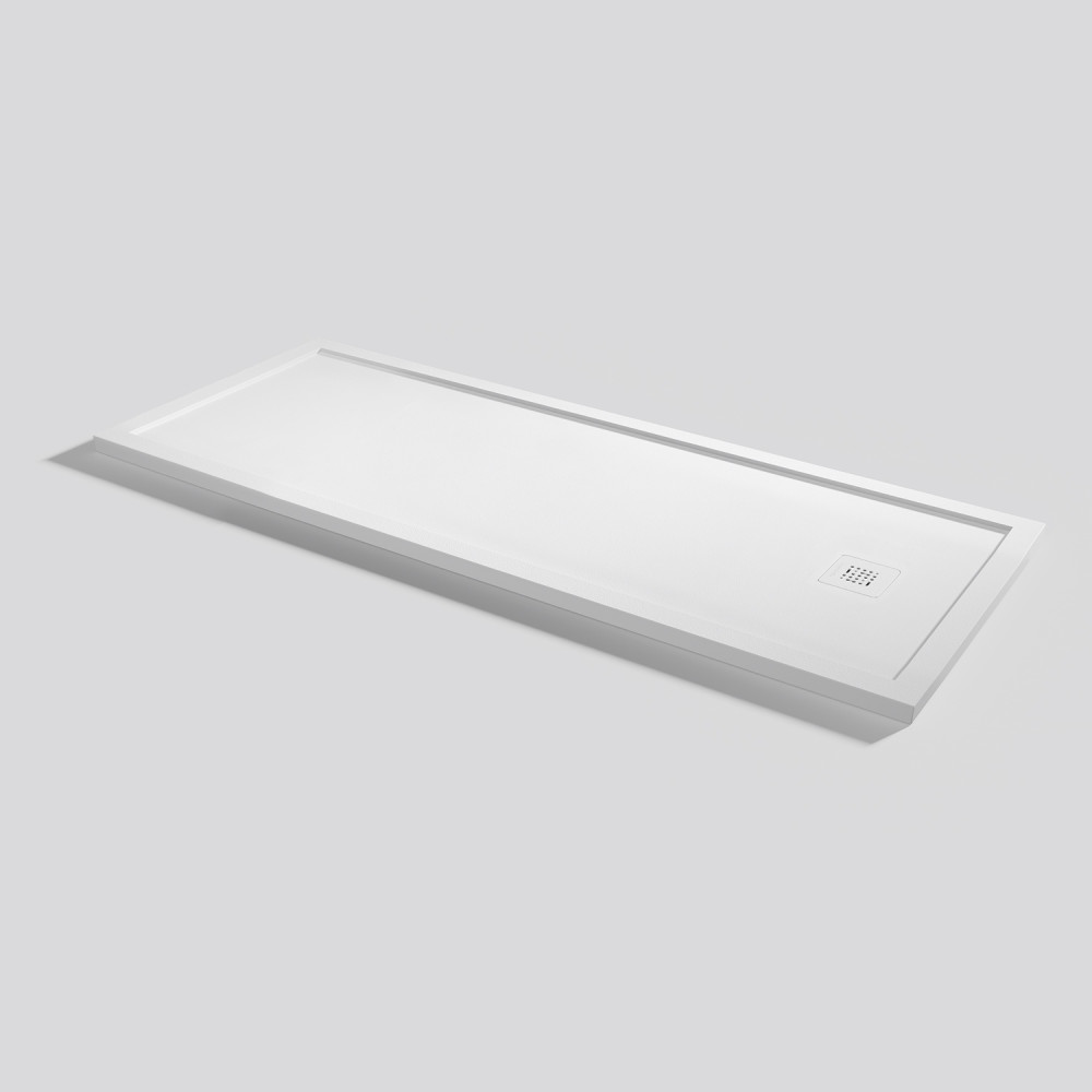 Plato de ducha Arq Zero Blanco Rectangular 180x70