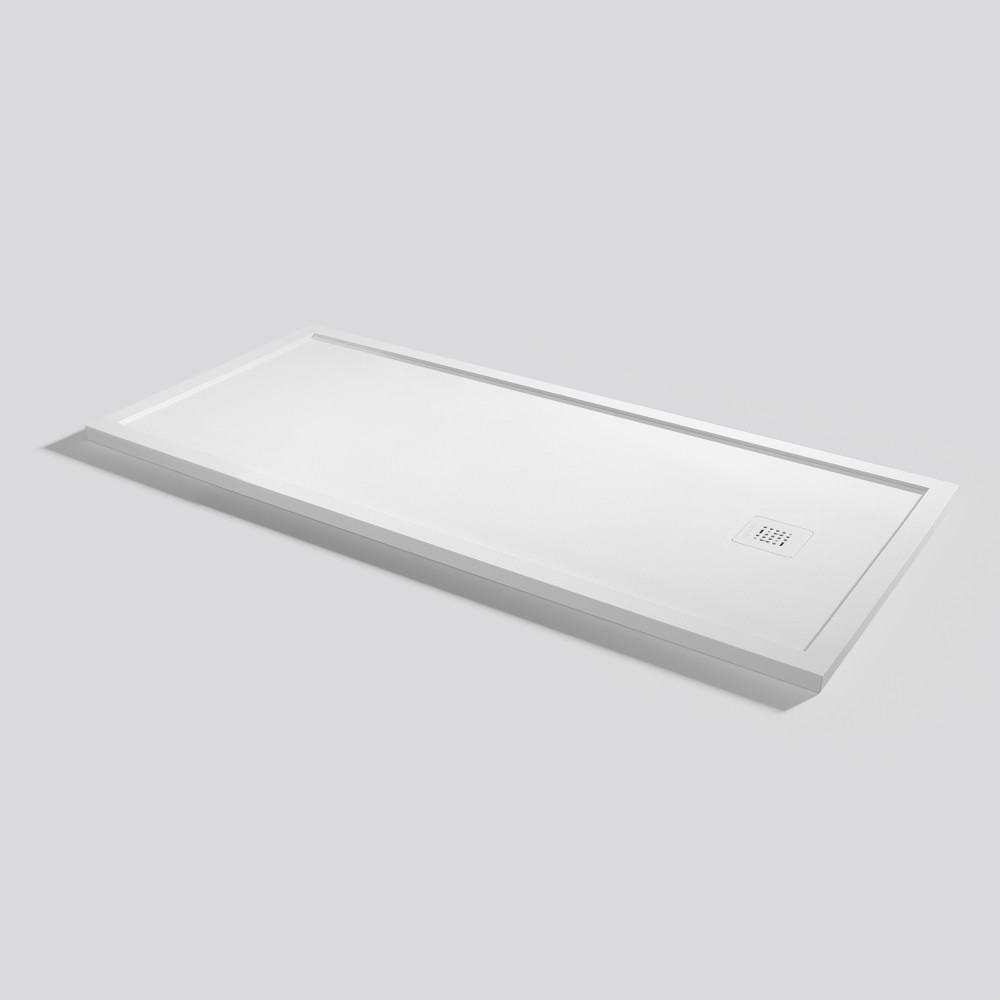 Plato de ducha Arq Zero Blanco Rectangular 180x80