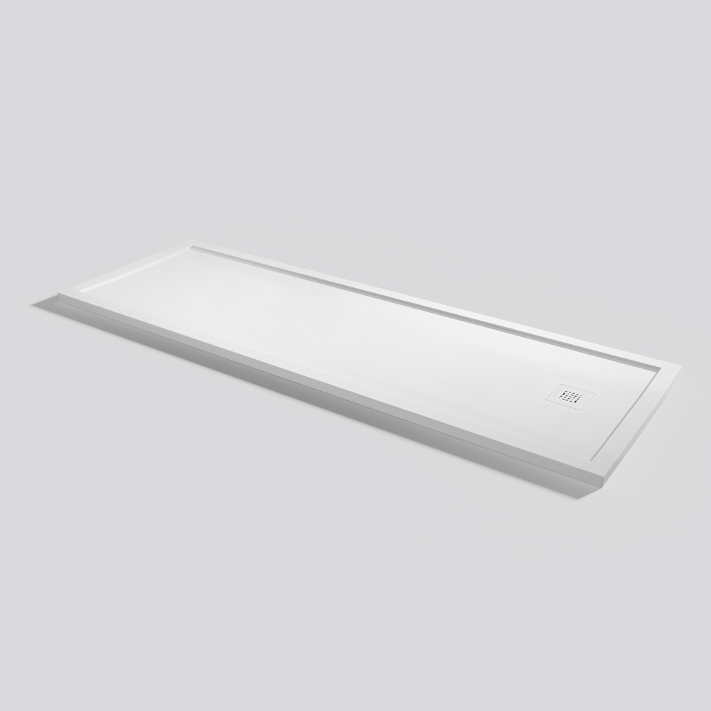 Plato de ducha Arq Zero Blanco Rectangular 200x70