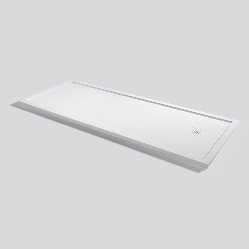 Plato de ducha Arq Zero Blanco Rectangular 200x80