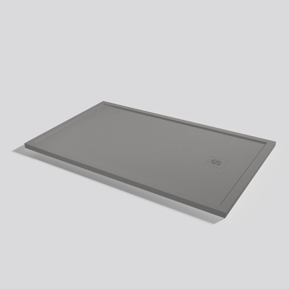 Plato de ducha Arq Zero Cemento Rectangular 160x100