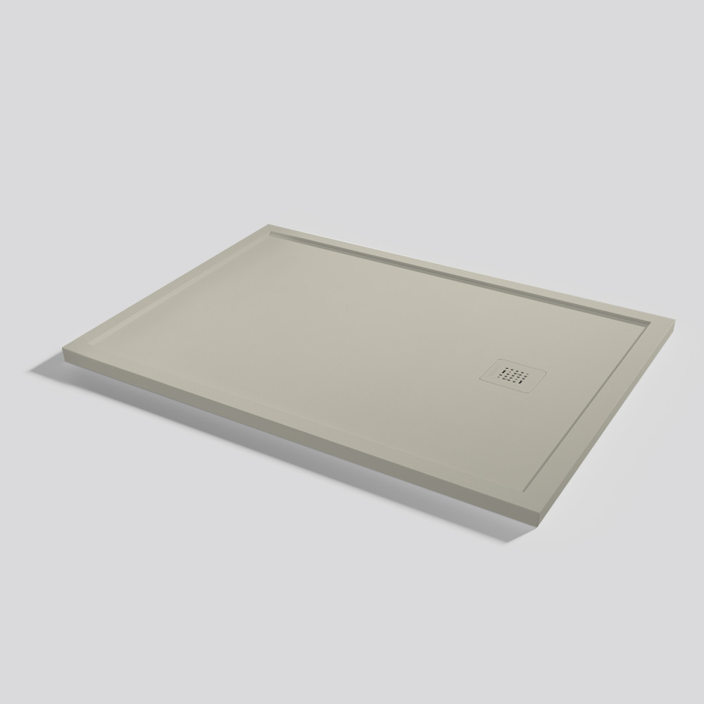 Plato de ducha Arq Zero Crema Rectangular 140x100