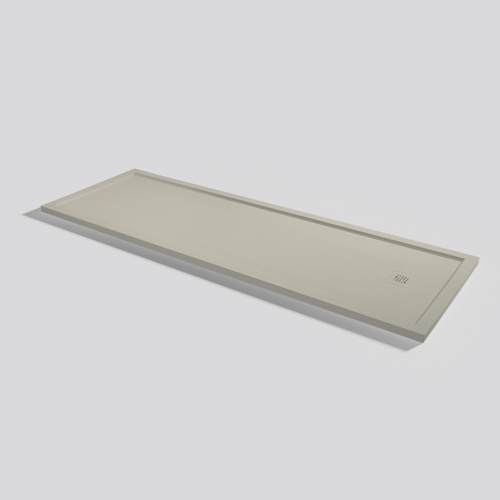 Plato de ducha Arq Zero Crema Rectangular 200x70