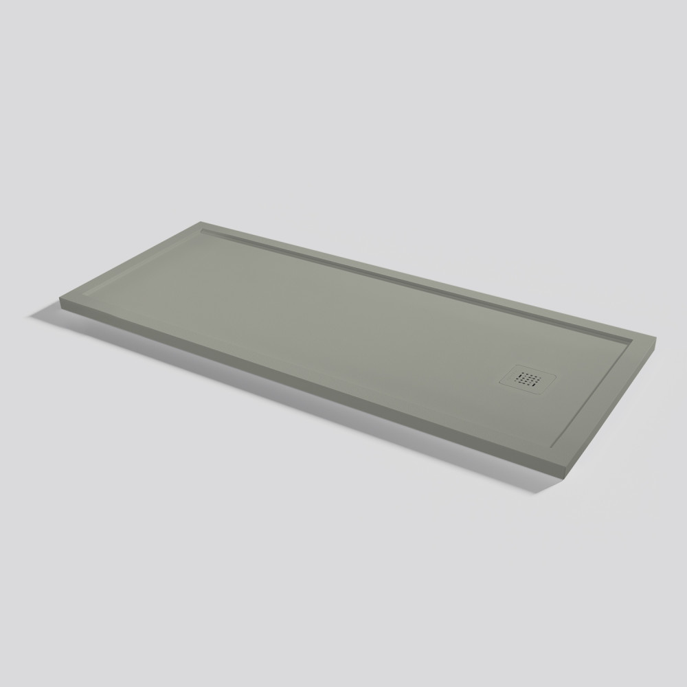 Plato de ducha Arq Zero Grey Rectangular 160x70