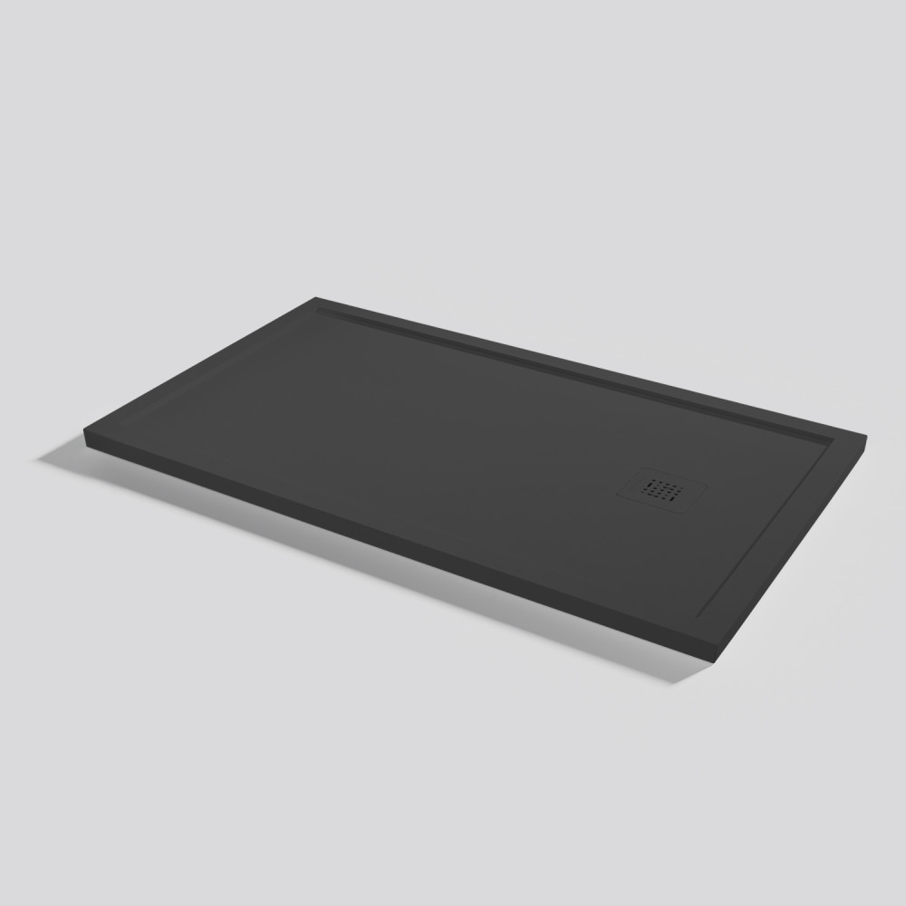 Shower tray Arq Zero Ink Rectangular 140x80
