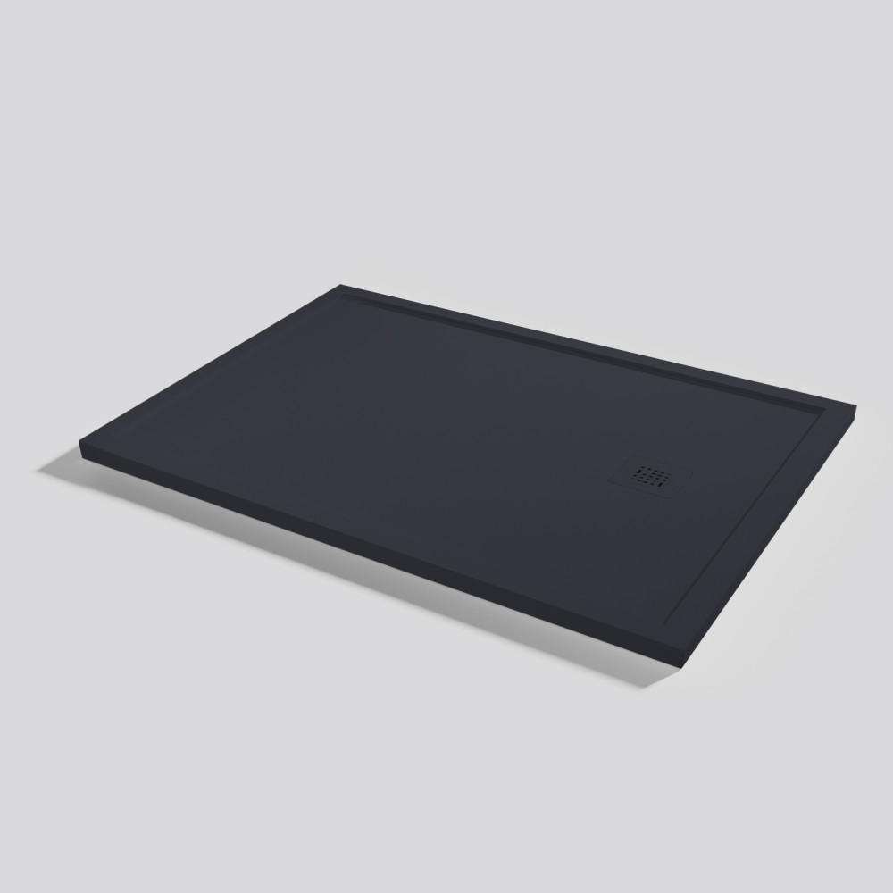 Plato de ducha Arq Zero Negro Rectangular 140x100